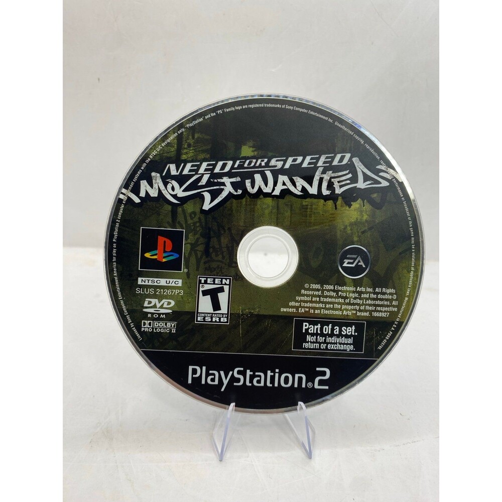 Need for Speed: Most Wanted PS2 Disc Only clean mint NFS Racing PlayStation 2